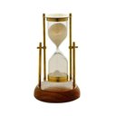 Ver imagem 2 de Ampulheta Decorativa Dourada Rojemac