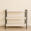 Ver imagem 4 de Sapateira para Quarto Sala Industrial Multiuso 3 Prateleiras com Pés de Ferro Julia - Jm3 Móveis:bra