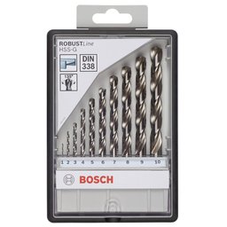 Broca Robust Line HSS-G 1 A 10MM - 2607010535 - BOSCH - 1