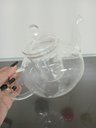 Ver imagem 2 de Chaleira 17x15x23cm 1,2L Borosilicato Transparente com Infusor Clear