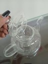 Ver imagem 4 de Chaleira 17x15x23cm 1,2L Borosilicato Transparente com Infusor Clear