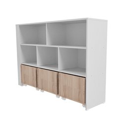 Organizador Infantil Baús e Porta Carrinho Natanael 100% Mdf Woodcore - 3