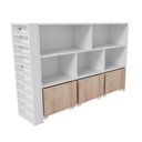 Ver imagem 2 de Organizador Infantil Baús e Porta Carrinho Natanael 100% Mdf Woodcore