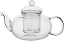 Ver imagem 1 de Chaleira 600ml Borosilicato Transparente com infusor 12x13x21cm