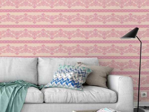 Papel de Parede para Sala Arabesco 0020 - Adesivos de Parede - 2
