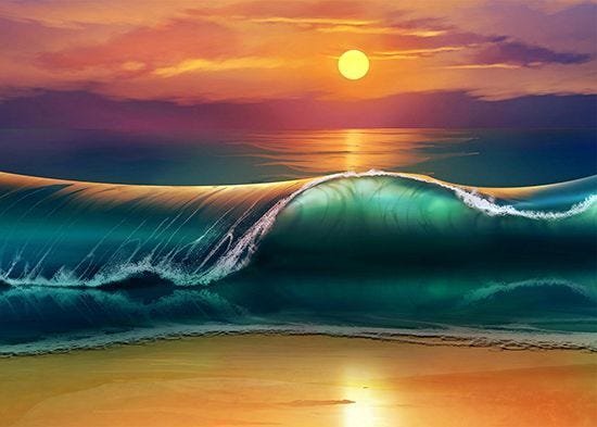Papel de Parede 3D Praias 0005 - Adesivo Paisagem - 2