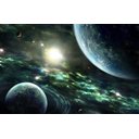 Ver imagem 2 de Papel De Parede 3D Universo 0012 - papel de parede paisagem