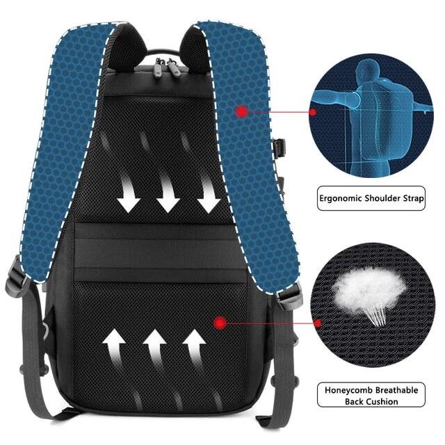 Mochila Pasta Executiva Viagem Negócios Notebook Impermeável Masculina Feminina Reforçada Arctic Hun - 5