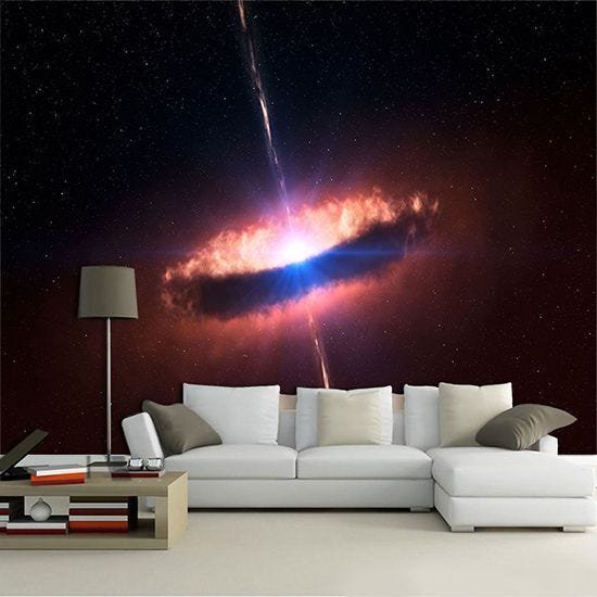 Papel De Parede 3D Universo 0005 - papel de parede paisagem - 1