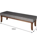 Ver imagem 3 de Puff em Linho 100x40cm Requadro Lucia