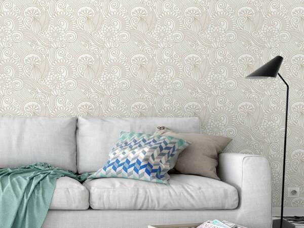 Papel de Parede para Sala Arabesco 0011 - Adesivos de Parede - 2