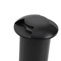 Kit 15 Spot para Piso Preto 2 Fachos 3000K Escada Jardim Ace78 - 5