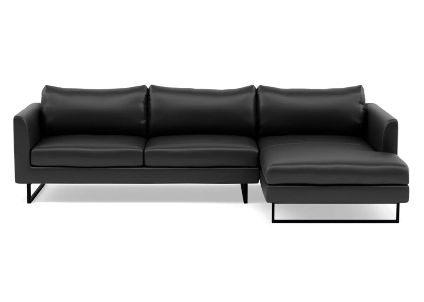 Ver imagem 3 de Sofá 2 Lugares com Chaise Lado Direito - Fab003:Chaise direita
