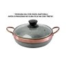 Frigideira de Pedra Sabão 26 Cm com Tampa de Vidro - 2