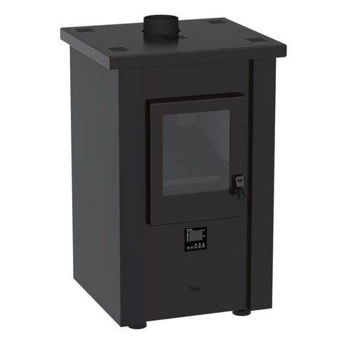 Calefator a Pellets Vulcano Preto Fosco 220 V