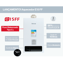 Ver imagem 5 de Aquecedor de Água a Gás Rinnai 15 Litros E15 Ffh Gn (fluxo Balanceado)