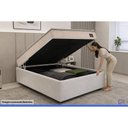 Ver imagem 3 de Cama Box Baú Crc Queen +Colchão Anatômico Ortopédico Shelby Hellen 158