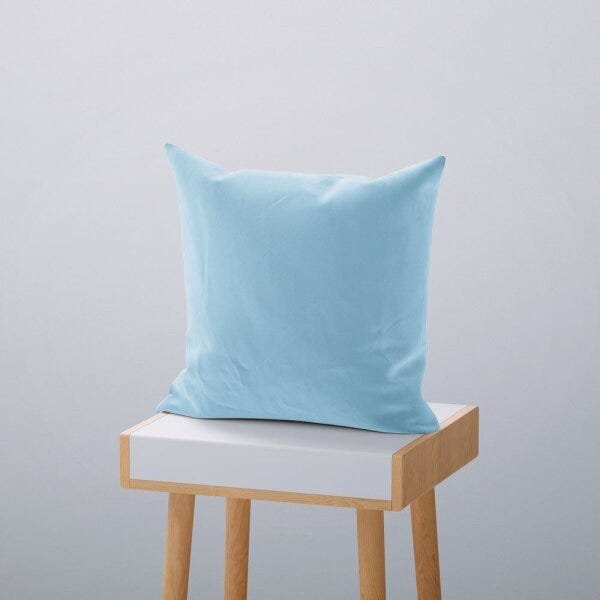 Kit 4 Almofadas Decorativas Own Geométricas Azul Claro e Bege - 45x45 cm - 4