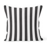 Almofada Decorativa Own Listras Verticais Preto e Branco - 45x45 cm - 1