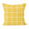 Almofada Decorativa Own Estampa Grid Amarela - 45x45 cm - 1