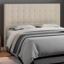 Ver imagem 1 de Cabeceira para Cama Box Queen 160cm Libia Linho Bege - Sallar Home