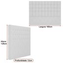 Ver imagem 2 de Cabeceira para Cama Box Queen 160cm Libia Linho Bege - Sallar Home