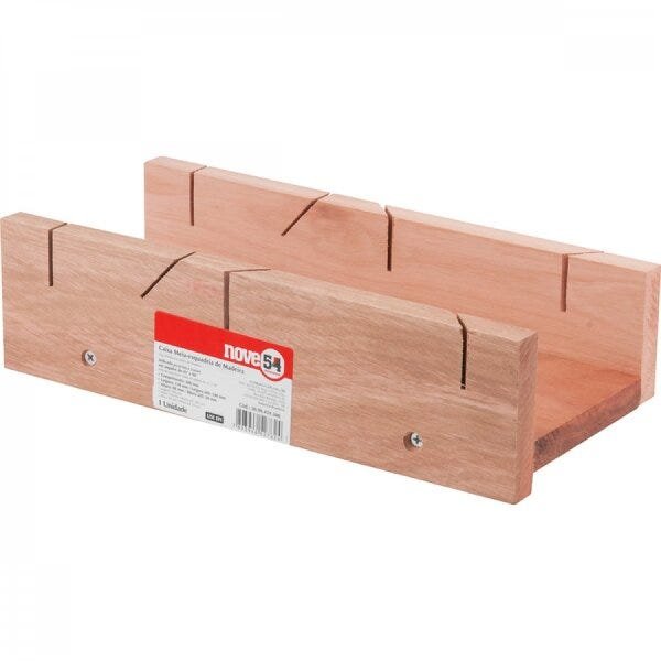 Caixa de meia-esquadria de madeira Nove54