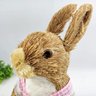 Coelho Fêmea Cesta Pintinho Decorativo Páscoa 37cm Decoração - 4