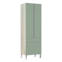 Ver imagem 1 de Paneleiro 70Cm Lis Legno Crema Com Verde Jade