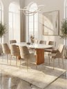 Ver imagem 1 de Sala de Jantar Moderna 8 Cadeiras - Cannes - Requinte Salas