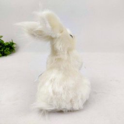 Coelho Fêmea Branco Decorativo Páscoa 22x14x16cm Decoração - 6