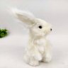 Coelho Pai Branco Decorativo Páscoa 21x12x16cm Decoração - 5