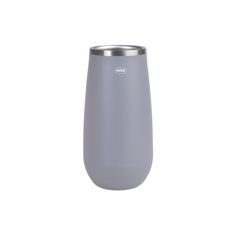Copo Térmico para Espumante 165ml Prata Mor