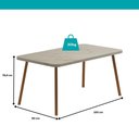 Ver imagem 4 de Conjunto Sala de Jantar 6 Cadeiras Almería Carraro   