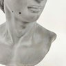 Escultura Grega Busto Cinza Estatua Decorativa 33x21x14cm - 4