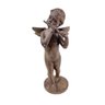 Anjo Barroco Marrom Enfeite Decorativo 22x9x7cm Decoração - 1