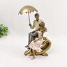 Enfeite Estatua Casal Coração 25x15x11cm Luxo Topo de Bolo - 2