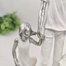 Enfeite Estatua Familia Casal 2 Filhas 24x21x6cm Branco - 4