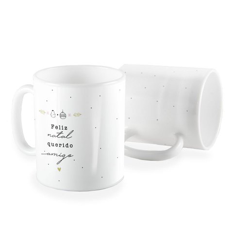 Caneca Feliz Natal Querido Amigo