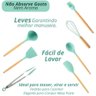 Kit Utensílios Cozinha 8 Peças Verde - 3