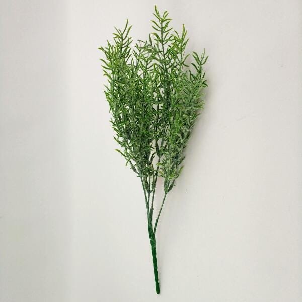Pick Alecrim Planta Artificial Permanente 38x12cm Verde - 2