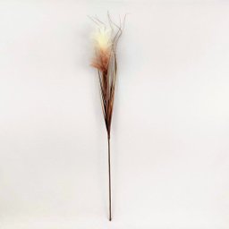 Haste Capim Outonado Taboa Pluma Planta Decoração 84x12cm - 5