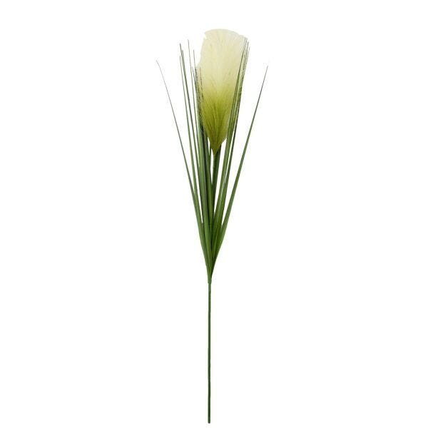 Folhagem Haste Taboa Capim Verde 1 Pluma Planta 86x15cm - 1