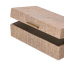 Ver imagem 3 de Caixa Decorativa em Mdf com Revestimento em Pu 26cm 20684 Mart