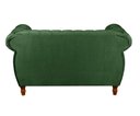Ver imagem 4 de Sofá Chesterfield Nobreza 2 Lugares Veludo Verde