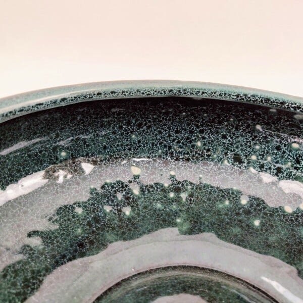 Centro De Mesa Vaso Equibana Redondo Verde 8x23cm G - 5