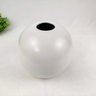 Vaso em Cerâmica Branco Redondo 20x20 Cm - 3