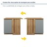 Balcão Canto Direita Esquerda 1 Porta com Rodapé 92 X 52cm 100% Mdf Rainha - 5