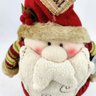 Boneco Papai Noel Vermelho Feliz Natal Enfeite 47x22x14cm - 5