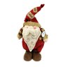 Boneco Papai Noel Vermelho Feliz Natal Enfeite 47x22x14cm - 1